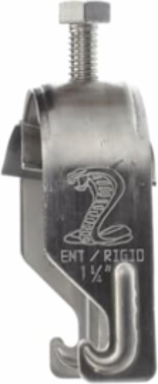 1-PIECE CBL/PIPE CLP 1-1/4IN STL