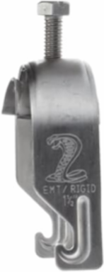 1-PIECE CBL/PIPE CLP 1-1/2IN STL