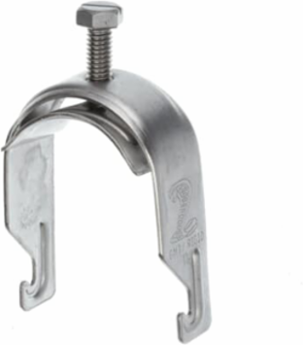 1-PIECE CBL/PIPE CLP 1-1/2IN STL