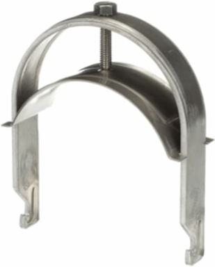 1-PIECE CBL/PIPE CLP 4IN AL