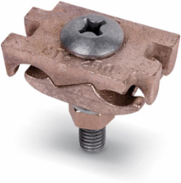 Ground Clamp #2 250 kcmil with 3/8 Inch Bolt, Silver Plated