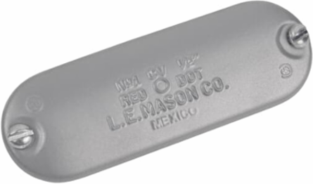 Die Cast Aluminum Conduit Body Cover 1-1/4 Inch to 1-1/2 Inch