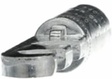 ALUM COMPR HOOK LUG - 1/0 3-3/4 IN