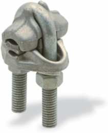 Deadend Loop Clamp Aluminum 2-3/8 Inch x 3-3/16 Inch x 4 Inch, 35 kV