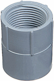 Male & Female Adapters 1/2 Inch PVC Gray Length 1-9/16 Inches