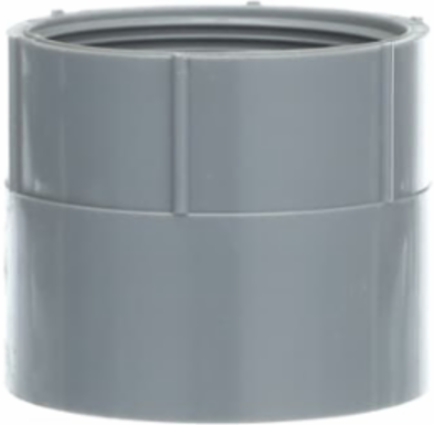2 Inch Female Adapter, PVC, Schedule 40, Length 2-5/16 Inch