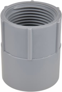 2 Inch Female Adapter, PVC, Schedule 40, Length 2-5/16 Inch