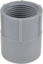 2 Inch Female Adapter, PVC, Schedule 40, Length 2-5/16 Inch