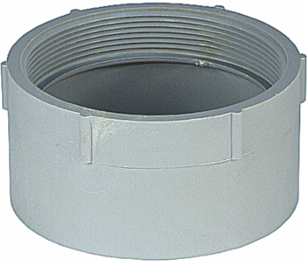 PVC Male & Female Adapters, 5 Inch Size, 6-1/4 Inch OD