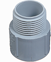 Male & Female Adapters, 1/2 Inch, PVC, Pack of 150