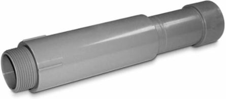 3 Inch Schedule 40 Expansion Coupling with Male Terminal Adapter, PVC Material