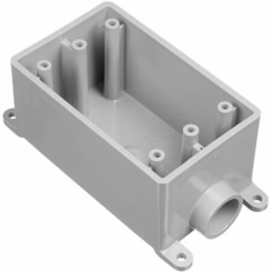 3/4 IN FSE 1-GANG WP BOX-NEW STYLE