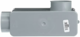 Type LL Conduit Body 63 Cubic Inches 2 Inch PVC Gray