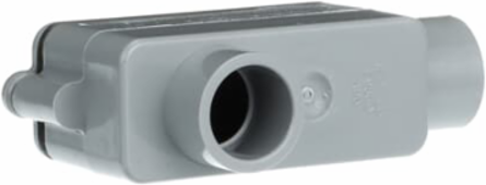 Type LB Conduit Body 4 Cu Inch 1/2 Inch PVC Gray for Schedule 40 & 80 Conduit