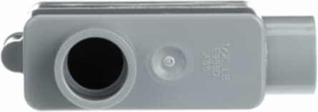 Type LB Conduit Body 4 Cu Inch 1/2 Inch PVC Gray for Schedule 40 & 80 Conduit