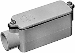 Type E Conduit Body 12 Cubic Inches 3/4 Inch PVC Gray