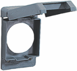 Weatherproof Vertical Mount Electrical Box Cover, 50 AMP, 12 x 4 x 6.2 Inch, Gray
