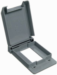 VERT WP GFCI RCPT BOX CVR PC