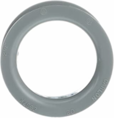 END BELL 2-1/2 IN GRAY PVC