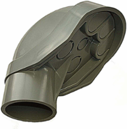 Service Entrance Caps, 1/2 Inch, PVC Material, Gray Color, UL Standard