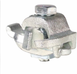 Malleable Iron Pipe Support, 3 Inch Outer Diameter, Galvanized