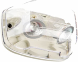 Remote Low Profile 24V 6W LED Lighting Fixture, MR16, Polycarbonate
