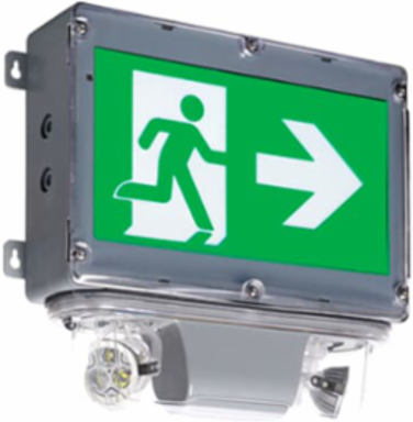Pictogram Combo Unit 6V, 2 MR16 LED Lamps, 36W Power, 14-1/2 Inch Length