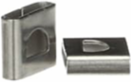 316 Stainless Steel Cable Tie Identification Tag 0.31 Inch x 0.34 Inch, Legend D
