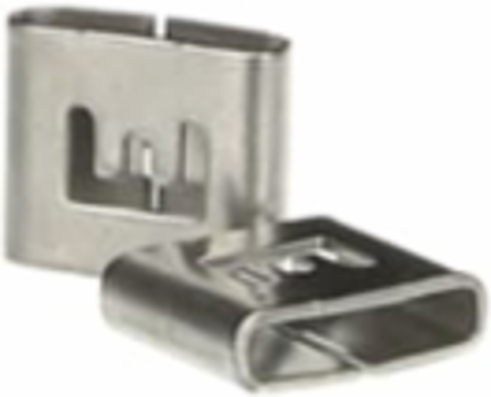 316 Stainless Steel Cable Tie Identification Tag 0.31 Inch x 0.375 Inch, Legend E