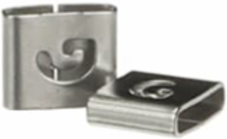 316 Stainless Steel Cable Tie ID Tag 0.31 Inch x 0.34 Inch, Legend G