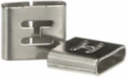 316 Stainless Steel Cable Tie ID Tag 0.31 Inch x 0.34 Inch, Legend H