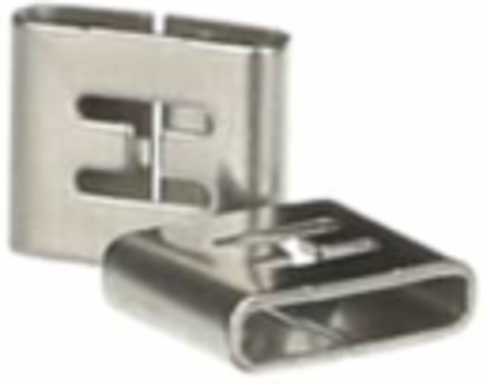 316 Stainless Steel Cable Tie ID Tag 0.31 Inch x 0.34 Inch, Legend H