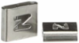316 Stainless Steel Cable Tie Identification Tag 0.31 Inch x 0.34 Inch