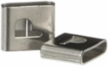 316 Stainless Steel Cable Tie Identification Tag 0.31 Inch x 0.375 Inch, Legend P