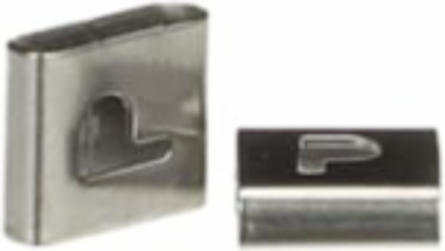 316 Stainless Steel Cable Tie Identification Tag 0.31 Inch x 0.375 Inch, Legend P