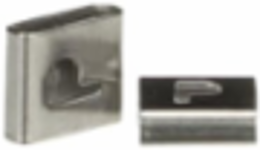 316 Stainless Steel Cable Tie Identification Tag 0.31 Inch x 0.375 Inch, Legend P