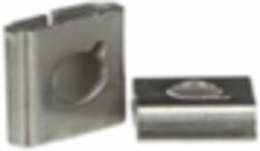 316 Stainless Steel Cable Tie Identification Tag 0.31 Inch x 0.34 Inch, Legend Q