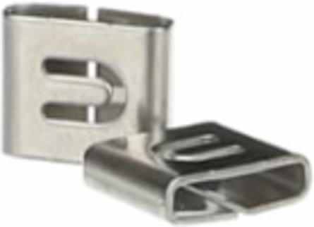 316 Stainless Steel Cable Tie Identification Tag 0.31 Inch x 0.34 Inch, Legend U