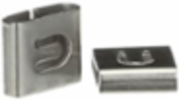 316 Stainless Steel Cable Tie Identification Tag 0.31 Inch x 0.34 Inch, Legend U