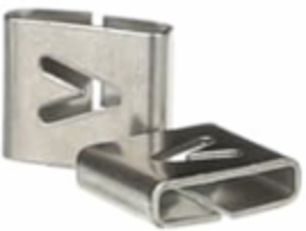 316 Stainless Steel Cable Tie ID Tag 0.31 Inch x 0.375 Inch, Legend V