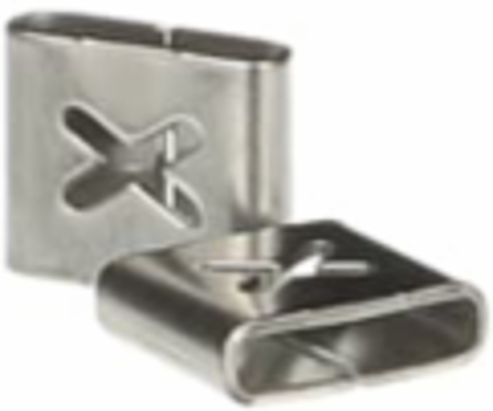 316 Stainless Steel Cable Tie Identification Tag 0.31 Inch x 0.34 Inch