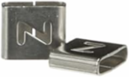 316 Stainless Steel Cable Tie Identification Tag 0.31 Inch x 0.34 Inch, Legend Z