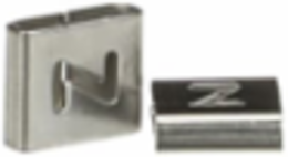 316 Stainless Steel Cable Tie Identification Tag 0.31 Inch x 0.34 Inch, Legend Z