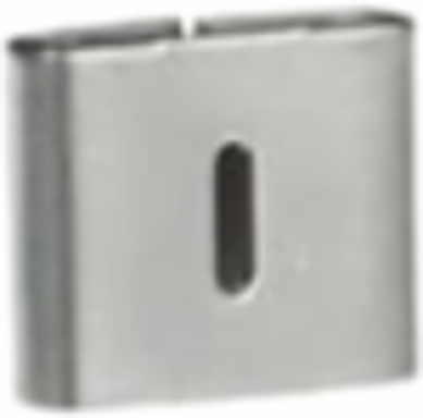 316 Stainless Steel Cable Tie Identification Tag 0.31 Inch x 0.34 Inch