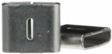 316 Stainless Steel Cable Tie Identification Tag 0.31 Inch x 0.34 Inch