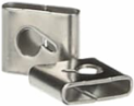 316 Stainless Steel Cable Tie Identification Tag 0.31 Inch x 0.34 Inch