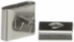 316 Stainless Steel Cable Tie Identification Tag 0.31 Inch x 0.34 Inch