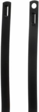 316 Stainless Steel Cable Tie Identification Tag, 7.39 Inch Length, 0.38 Inch Width