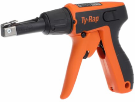 Ergonomic Cable Tie Installation Tool, 18-50 lb Tensile Strength, 0.094-0.184 Inch Width