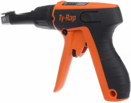 Ergonomic Cable Tie Installation Tool, 18-50 lb Tensile Strength, 0.094-0.184 Inch Width